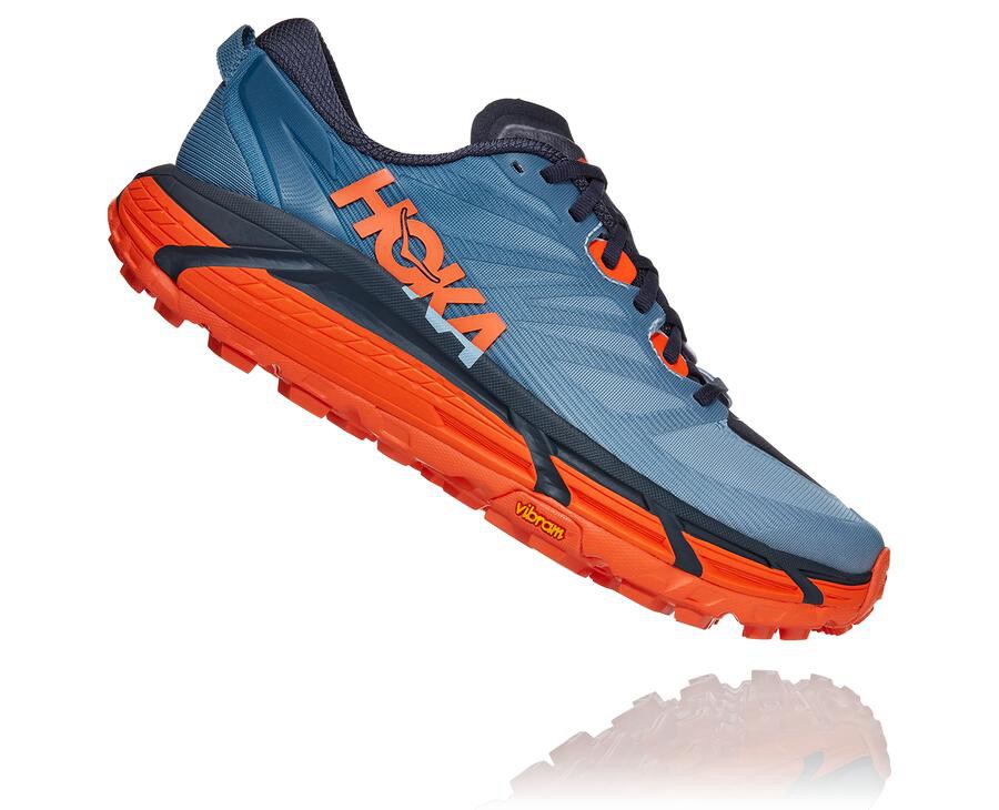 Tenis Trail Hoka One One Masculino Azuis - Mafate Speed 3 - 325-UDJKCR